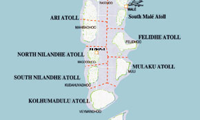 Atollkarte.
